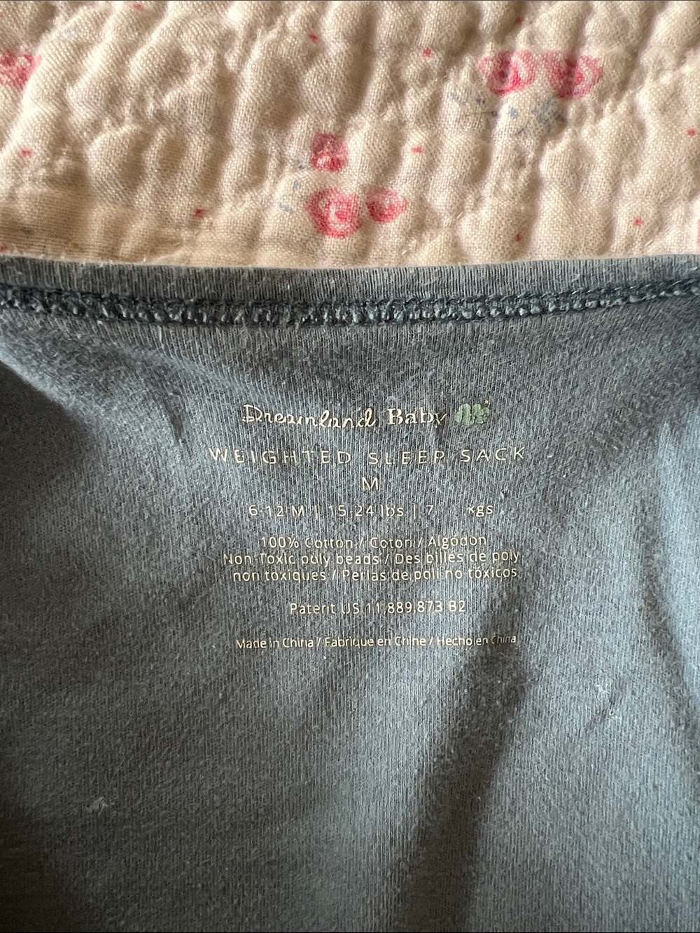 Dreamland baby weighted sleep sack size medium - Picture 3 of 5